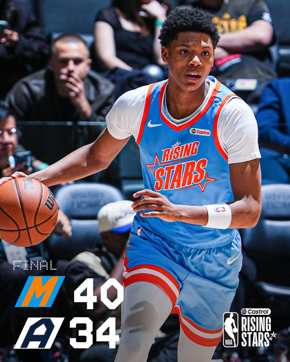 Team Melo's moving on to the championship! ๐คฉ
ACE: 5 PTS | 3 REB | 2 AST
#TakeNote | @NBAAllStar