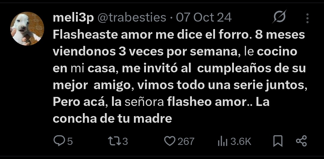 te entiendo un monton, me pasó algo parecido hace dos años 💔