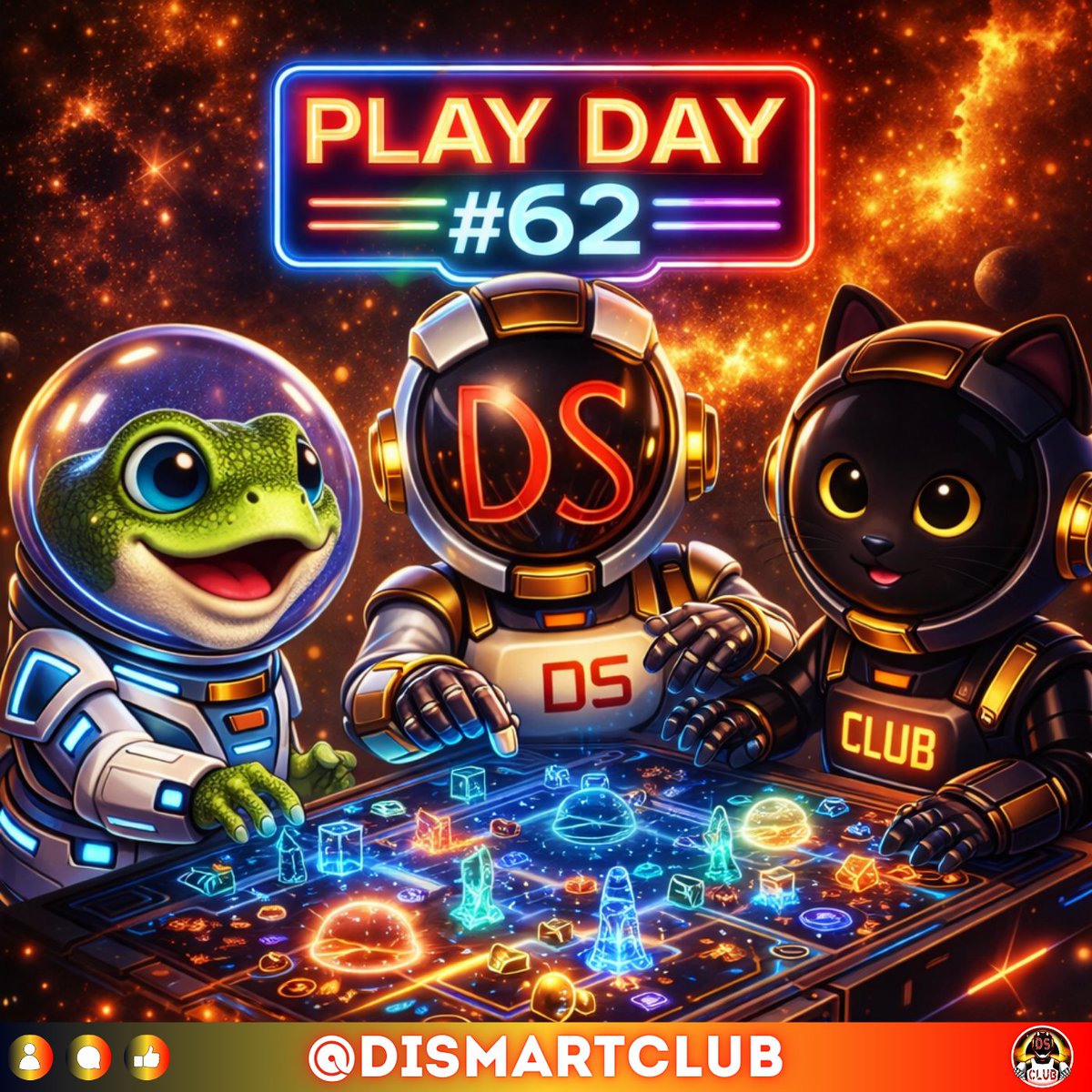 DiSmartCLUB's tweet photo. PLAY DAY #62 is live at DiSMART CLUB 🎮
https://t.co/b06PsjL7Dl
Join our community game night, jump into the fun, compete with others, and get a real chance to win a Steam game as a prize 🏆
Everyone can join — play, laugh, win.
See you at PLAY DAY 💎
#dismartclub #game #Discord https://t.co/lFIlN4f7ii