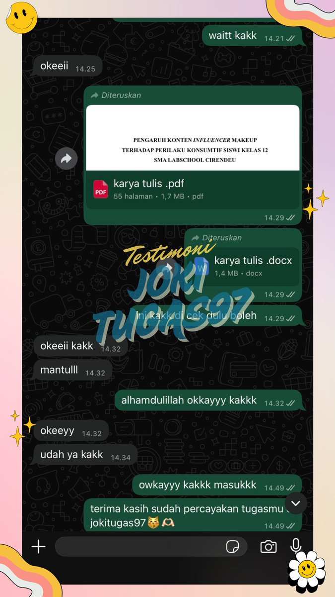 JOKI BERBAGAI TUGAS✨ tweet media