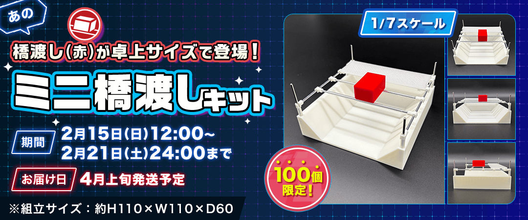 お待たせしました！ ミニ橋渡しキット 限定100コ登場