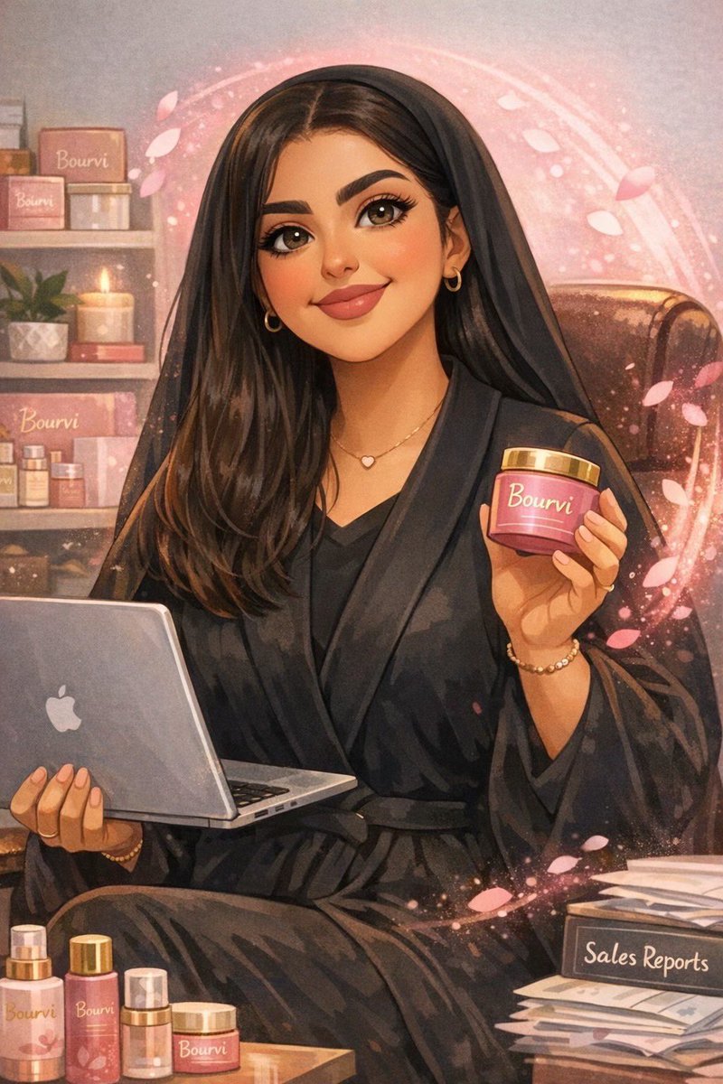 حمسني لمشروعي 😂 
اهم شي انه محسسني اني كيوت 😂