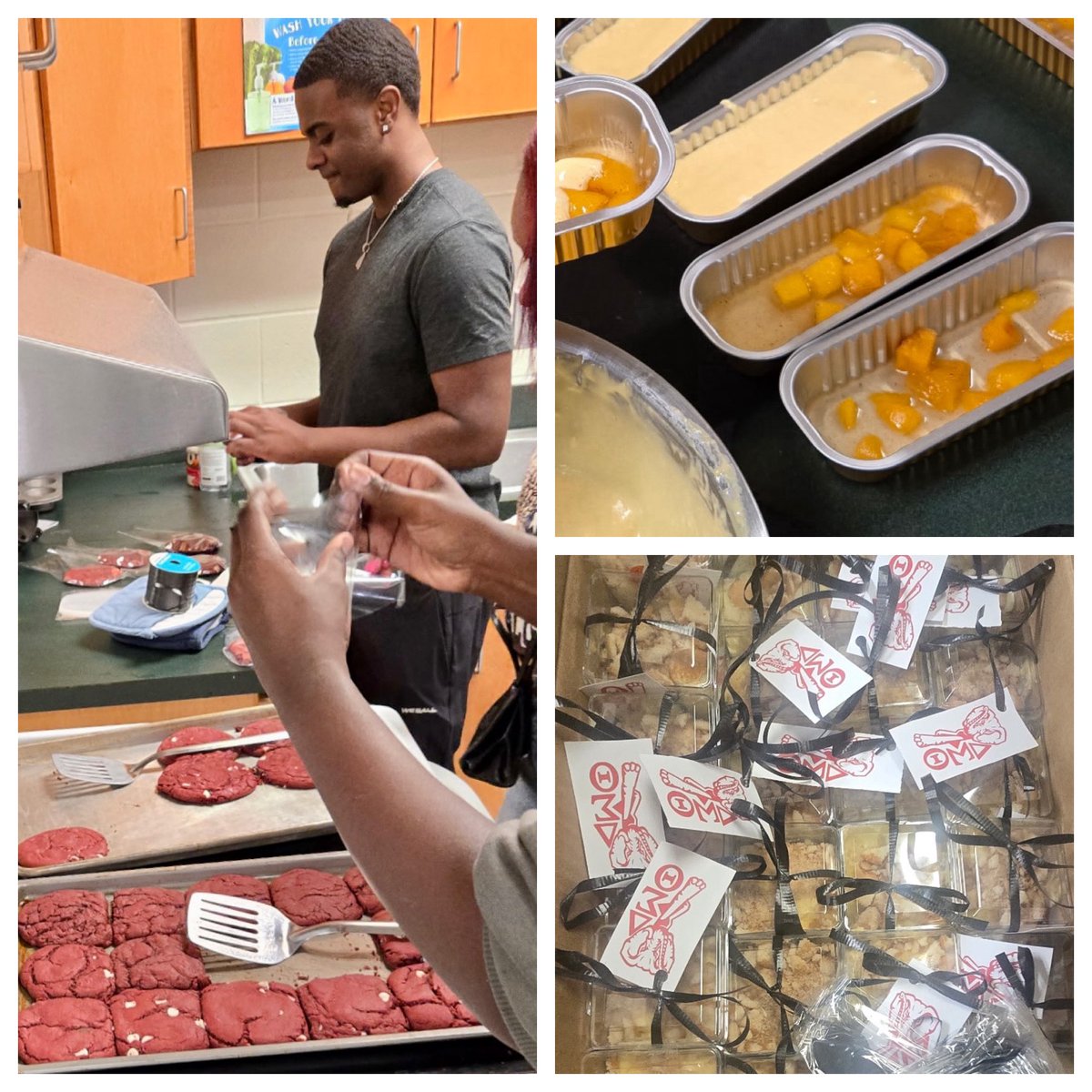 MsSummerTaylor's tweet photo. Shout-out to @SHS_HCS Culinary Department, Mrs. Frazier &amp; our talented students for delivering 200+ sweet treats for the Delta Sigma Theta Henry County Chapter’s Masquerade Soiree. Students baked, decorated, packaged &amp; executed beautifully! 🍰✨@CTAE_HCS @DrJamesT @DrBEducates https://t.co/ouCcbkVucs