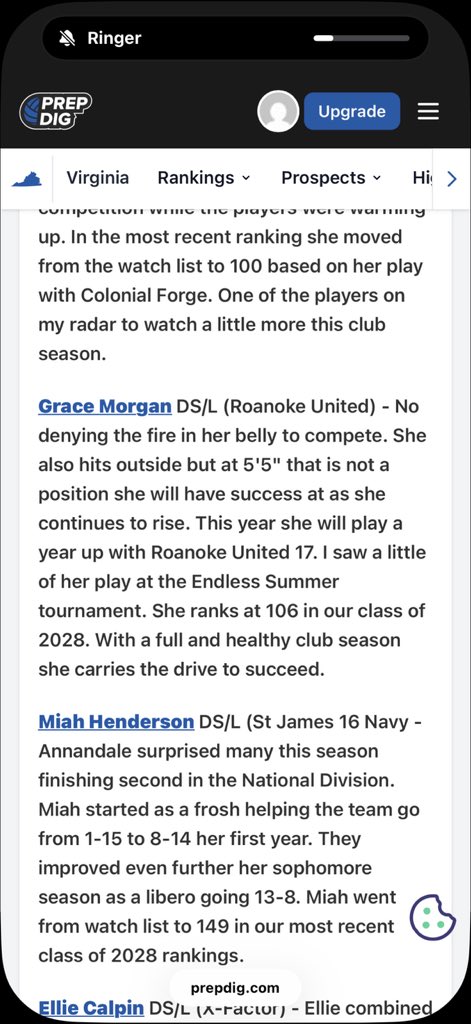 Grace Morgan 28’ UNCOMMITTED 🏐 tweet media