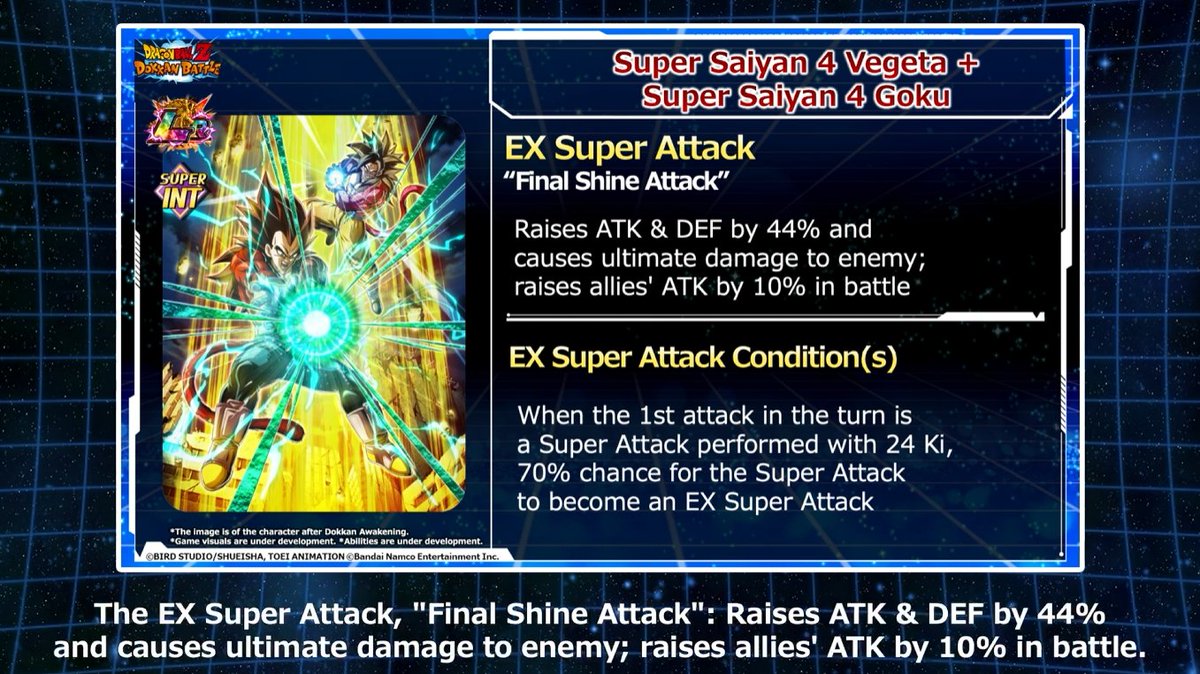 INT LR SSJ4 Vegeta + SSJ4 Goku Details 1