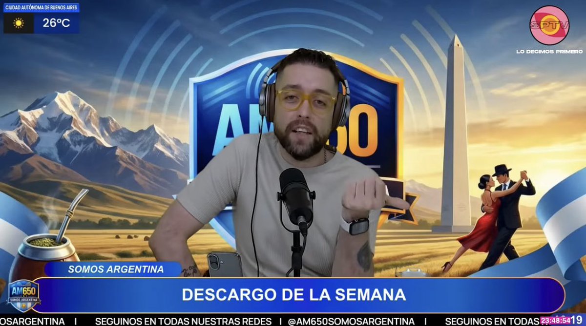 🔴EN DIRECTO

<a href="/NachoRodriOk/">𝙉𝙍 | Nacho Rodriguez</a> regresó y lo hizo con #ElDescargoDeLaSemana:

“WANDA NARA SE QUIERE HACER LA CONDUCTORA NÚMERO UNO DE LA ARGENTINA Y ES UNA MÁS DEL MONTÓN…”

Miranos en directo👇🏻
youtube.com/live/Dh0f7ccn6…