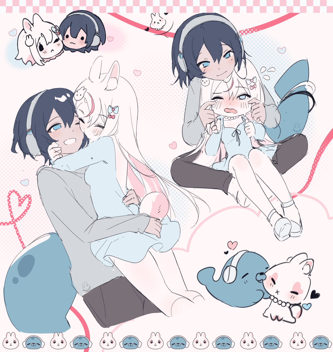 ୨୧ Happy Valentines day ୨୧
          🩷🐰🦭🩵