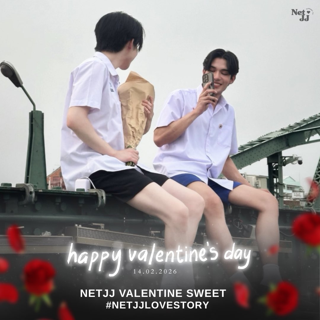 ˚⟡˖ ࣪ #NetJJSupportTH ˚⟡˖ ࣪　

ร่วมบันทึกเรื่องราวความรักผ่านแฮชแท็กพิเศษไปพร้อมกัน 📖💗

📅 14.02.2026 
⏰ : Start Trend 10.00 AM 
🔑 : NETJJ VALENTINE SWEET 
#️⃣ : # .NETJJLOVESTORY

#netsiraphop #HAPPINET
#jj_rcp
⊹˚. ♡#NETJJ #เน็ตเจเจ ⊹˚. ♡