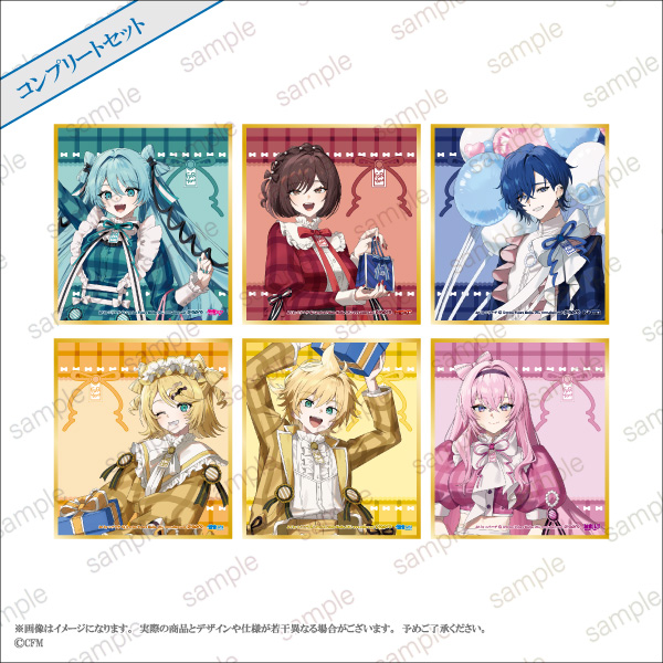 KAITO 20th Anniversary】ランダムミニ色紙 全6種 コンプリートセット