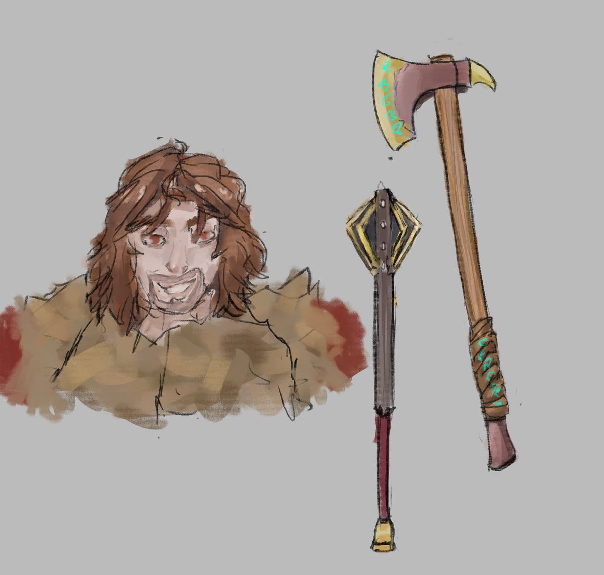 Other bonus sketches for Bastien