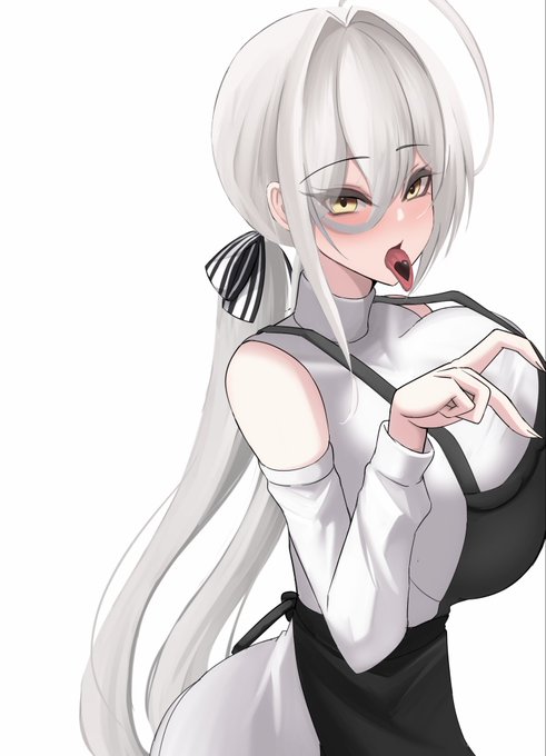 #アズレン 

白鳳・大鳳
「「どちらのチョコを召し上がりますか?」」 