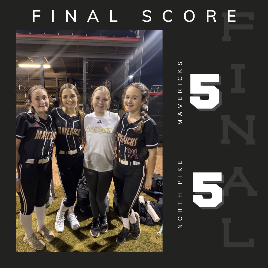 We’re still searching for Annika’s homerun ball 💣 Presley with a GRANDSLAM and a walk off homerun??? Mackenzie with 11 strikeouts!!!! If you’re not watching these girls you need to start now! 10-0 in 6 innings! 
JV tied 5-5! 🥎

@ghsmavericks #GoMavs