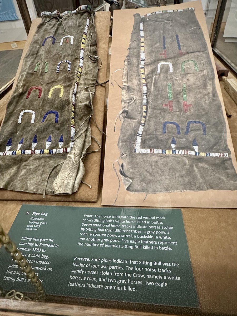 liz_july4th's tweet image. #SittingBull #pipe #bag 

#MissouriYellowstone Confluence Interpretive Center #ND