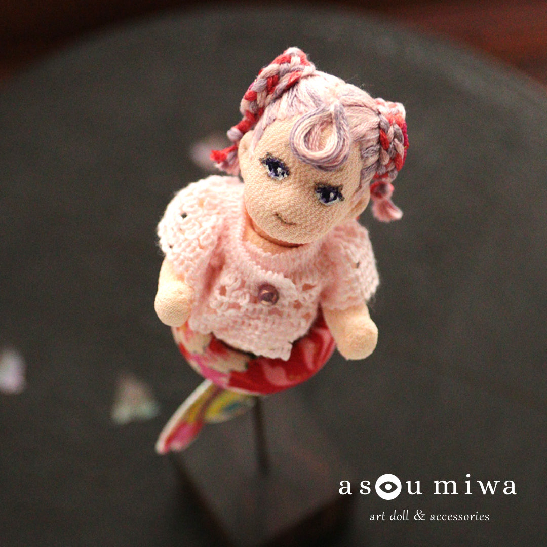 小さな作品ですが、時間をかけ可愛く作り込んだ作品たちです

覗き込んで小さな瞳を見ていただけると幸いです🐟

『市松人形ⅹ創作人形 
伝統と創造が出会うとき』

丸善・名古屋本店 2階ギャラリー

2026年2月11日～16日
10:00〜19:00 (最終日は17:00閉場)
#市松人形・創作人形展