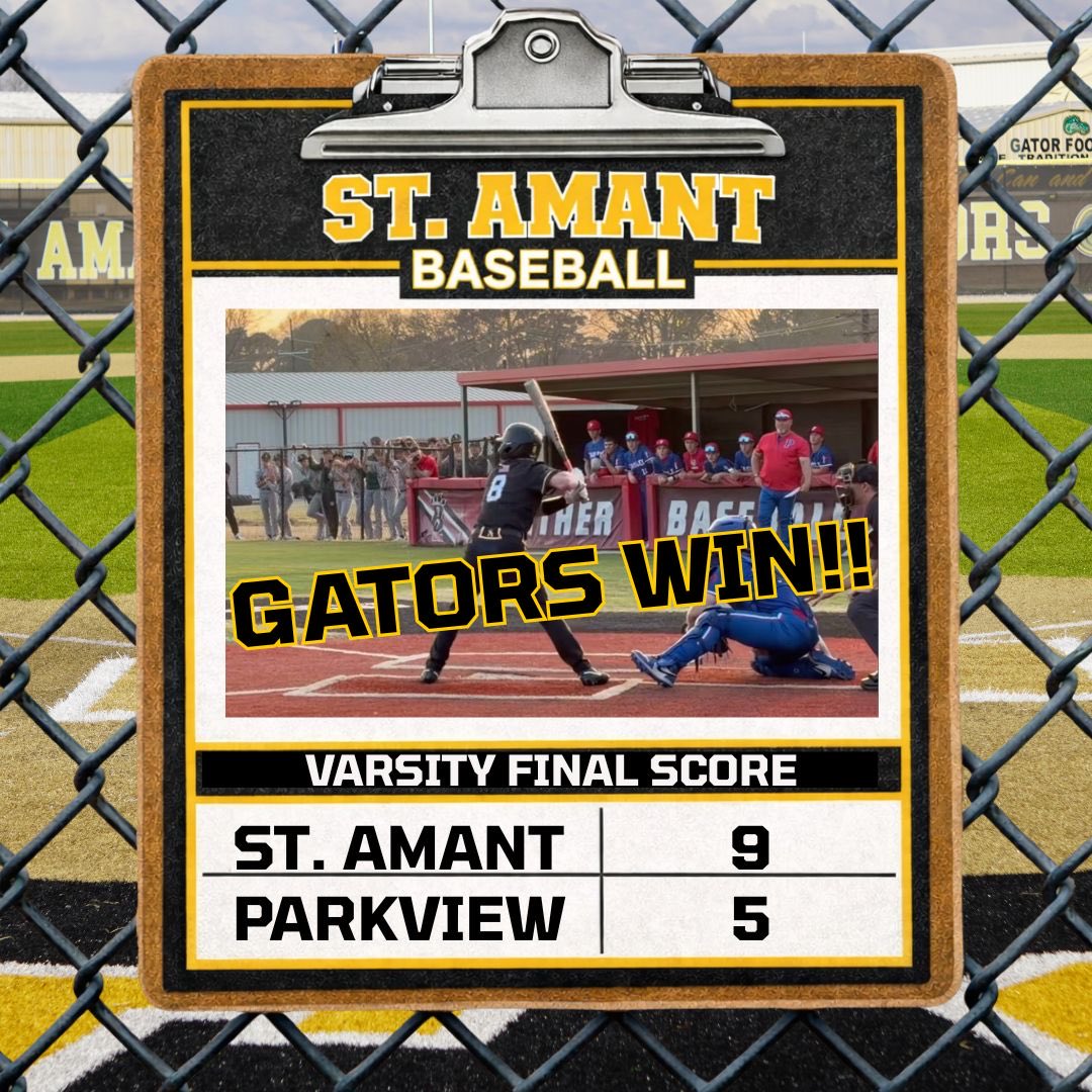 St. Amant Baseball tweet media