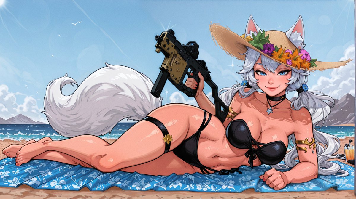 Fox Team 6 it is!
<a href="/KirscheVerstahl/">Kirsche 🥥 🧁</a> is the fire team commander. Now she can enjoy another kind of ice.
Complete with the vector, because I know some were upset. #KirschedArt #CherryFaux