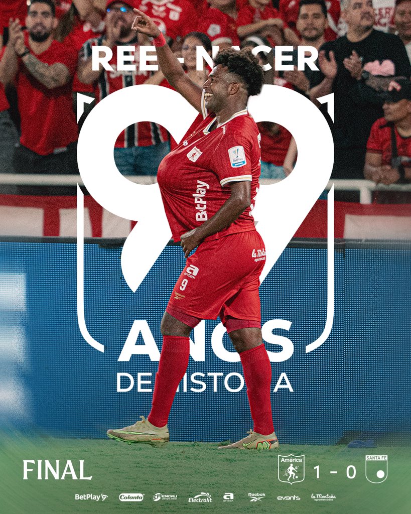 👹 AMÉ 1️⃣-0️⃣ SFE 🦁

⏱ 90’ +7’ | FINAL DEL PARTIDO. ¡LA FIESTA FUE COMPLETA EN LA CELEBRACIÓN DE NUESTROS 99 AÑOS! 👹¡¡VAMOS, MECHA QUERIDA!! ❤️‍🔥🎁

#AMÉxSFE
#Felices99Mechita