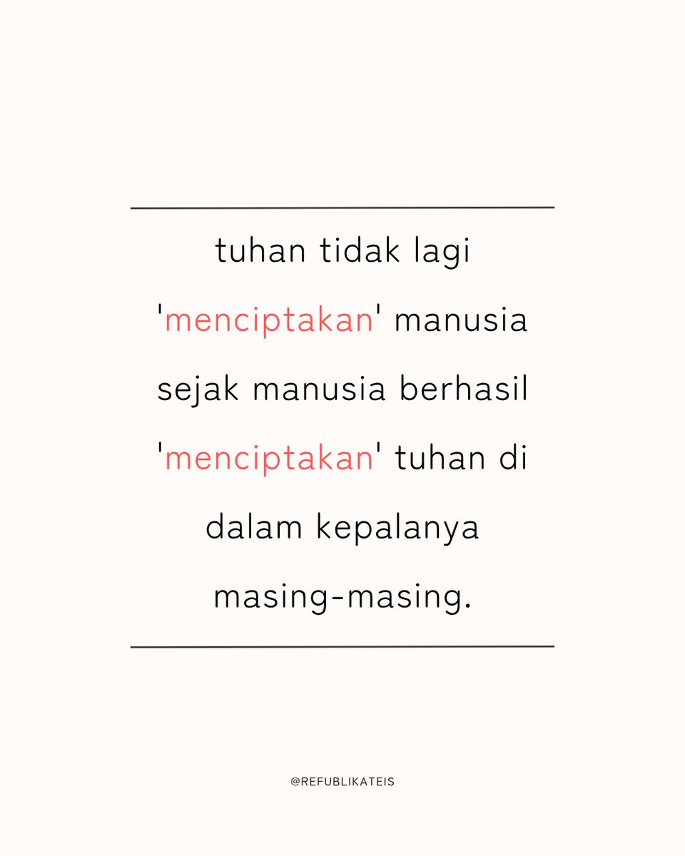 Refublik Atheis Indonesia MazU tweet media