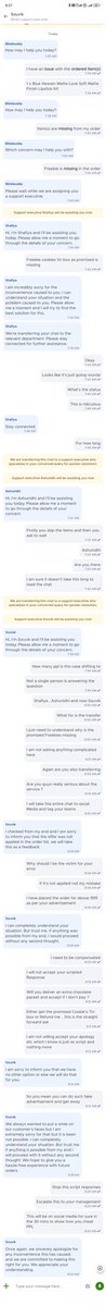 Rakesh_kumarM's tweet photo. @letsblinkit don't promise when you cannot deliver ...You promised a freebie of cookies on Orders above 999, when delivered it's missing and your team says sorry we missed and we cannot do anything .. this  is not the way to market your product @consumerforum_ #CustomerService https://t.co/eT0b82bXXD