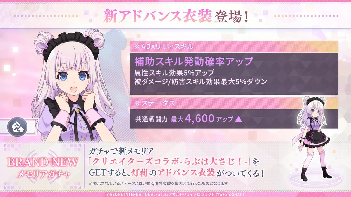 💝BRAND-NEWメモリアガチャ開催💝】 今回のテーマは「Sweet Valentine