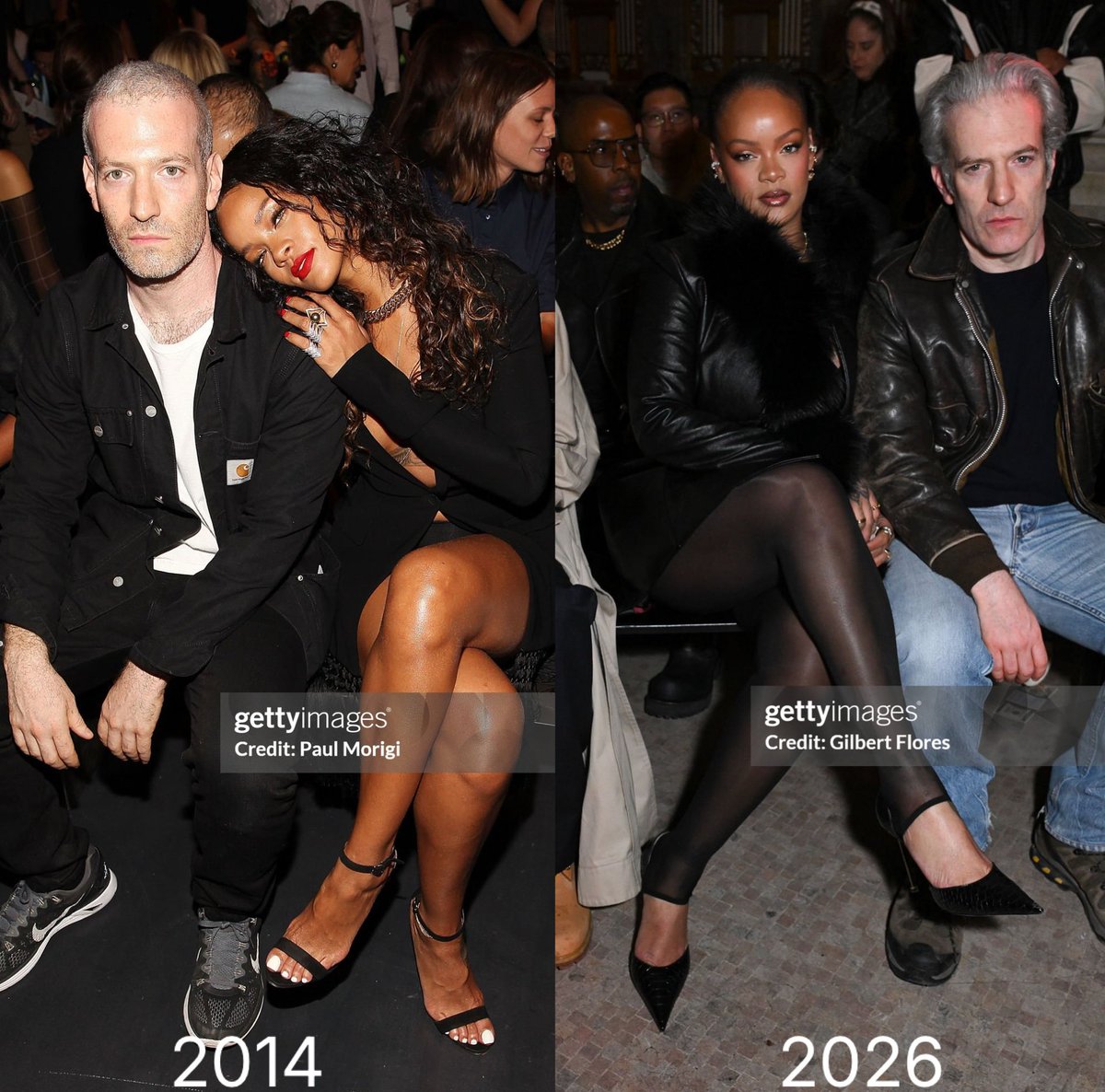 Rihanna and her stylist Mel Ottenberg in 2014 &amp; 2026 📸

Time really flies 🥹