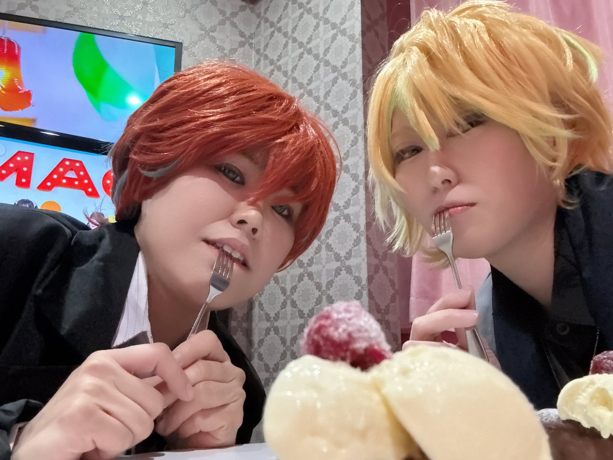 コスプレ 

ヒプマイ

伊奘冉一二三（私）
観音坂独歩（海弓さん＠umi_6812 ）

 🍫Happy Valentines! 🍫