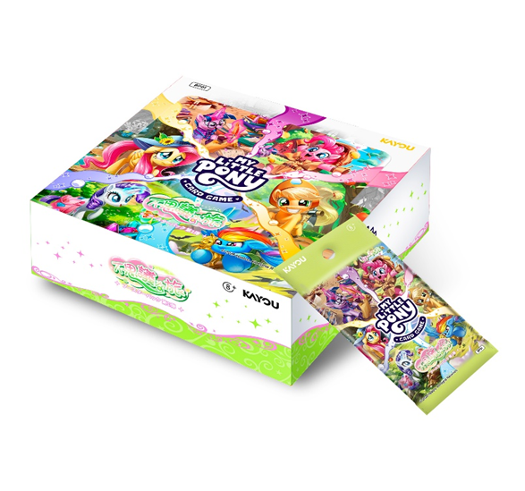 【新作情報】
新作カードゲーム　#マイリトルポニーＴＣＧ
スターターデッキ　6種＆ブースターパック『不思議な旅』
本日発売です！
ブースターＢＯＸ在庫もございます。
お求めの際は、スタッフまでお申し付けください。