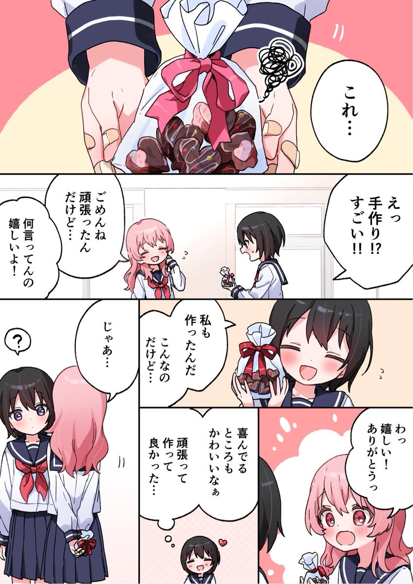 普段は抜けてる彼女なのに…

#創作百合  #バレンタイン 