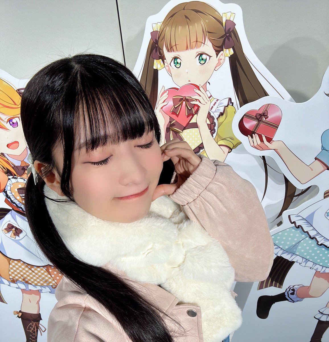 NozomiSuzuhara's tweet image. ツインテ！ツインテ！ツインテ！👼

ここが天国ですか…😇

ハッピーバレンタイン🍫🩷