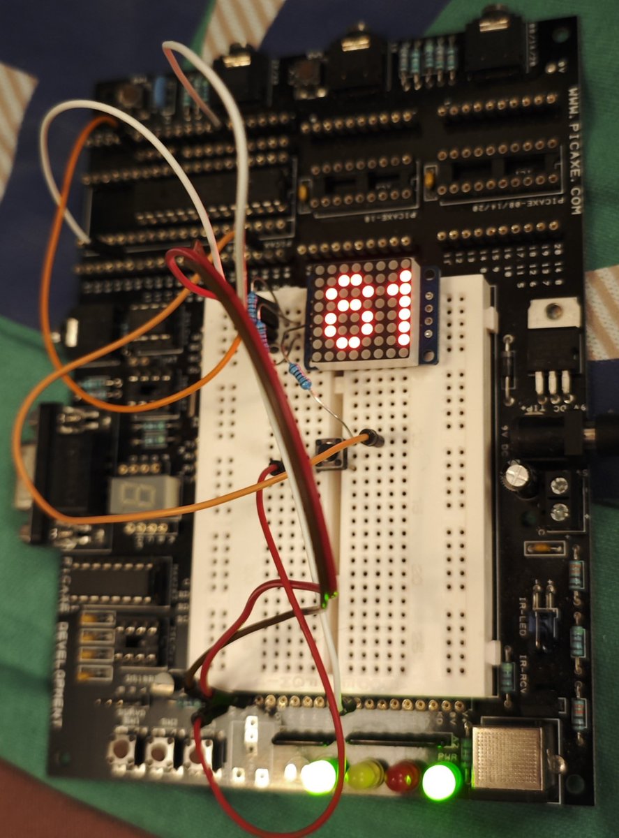 The programming navigation and 'font' seem to all be good, ZX81 joystick interface code should all be ready to go, minor changes were needed compared to the BBC version due to wanting to downsize the PIC microcontroller.  Waiting for the proto PCB now, which I already know has to