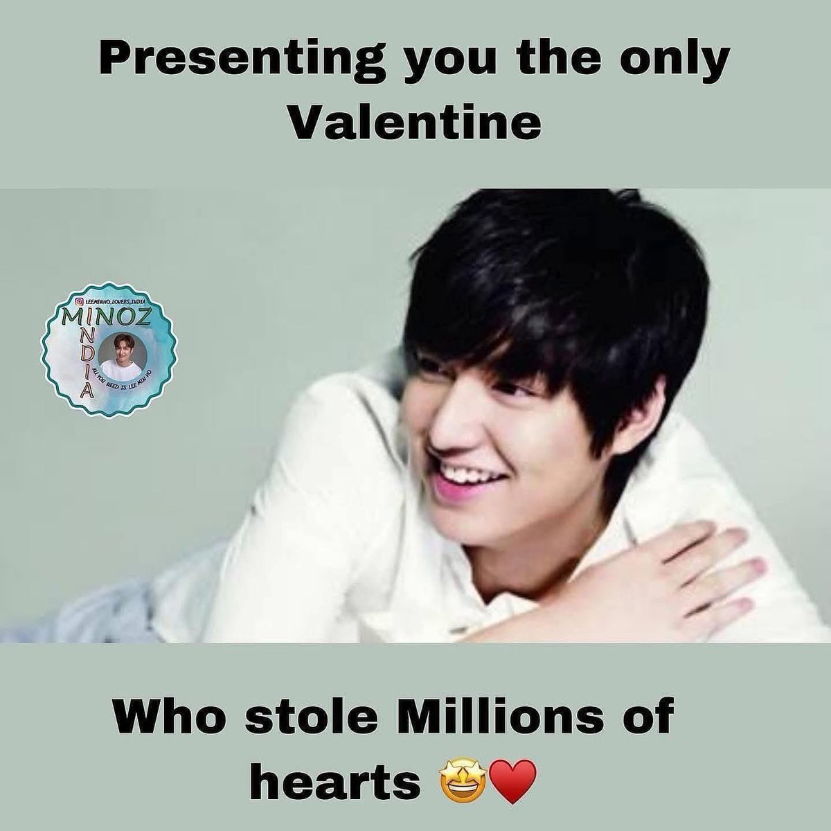 My Valentine since 2010 🫠♥️ 

Happy Valentine's day oppa <a href="/ActorLeeMinHo/">Lee Min Ho</a> ♥️ every day is special with you 😘

Nomu Saranghe ♥️

#LeeMinHo