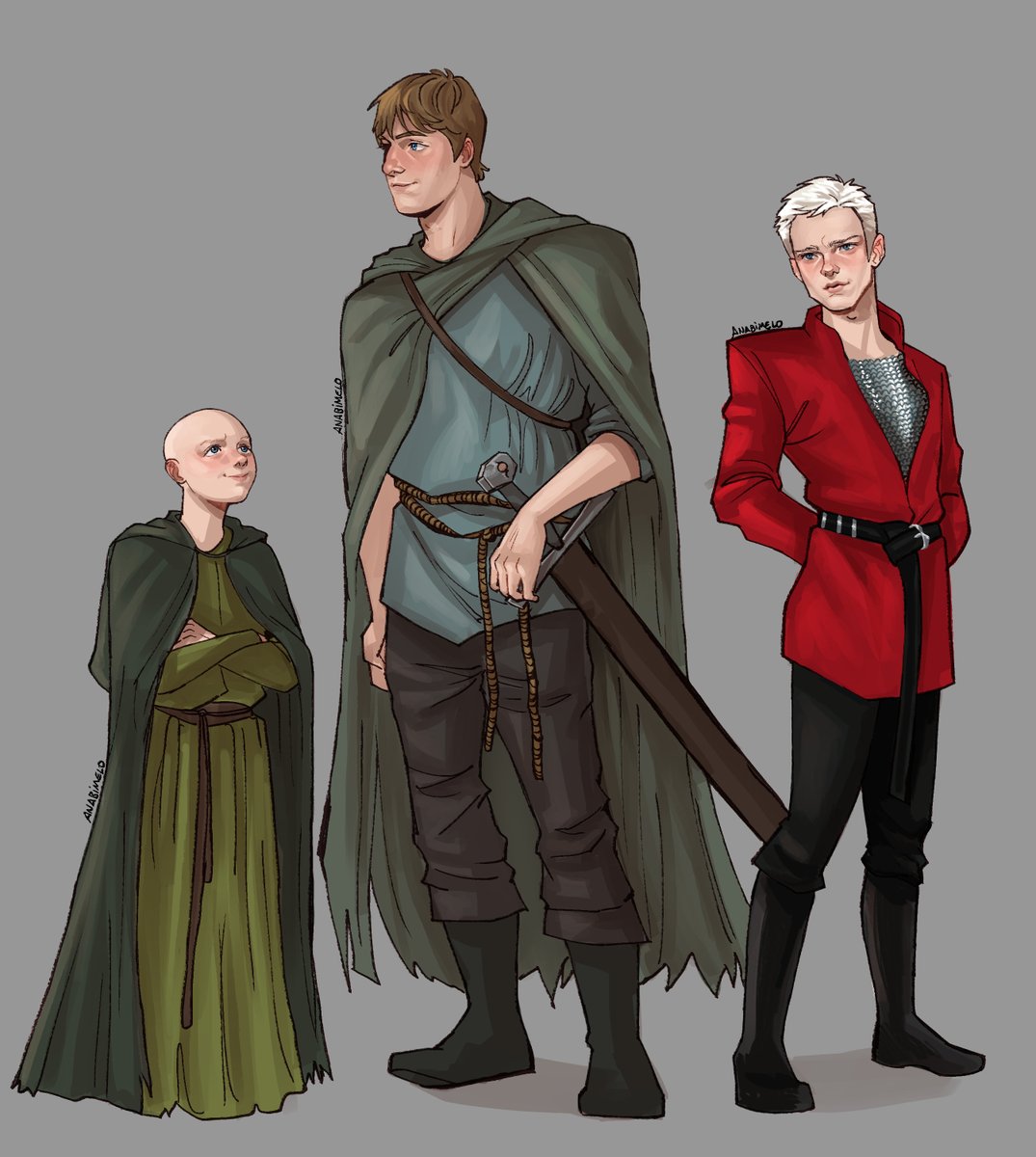 anabimelo's tweet image. first try at drawing Egg, Dunk and Aerion.
#AKOTSK #AKnightOfTheSevenKingdom #art