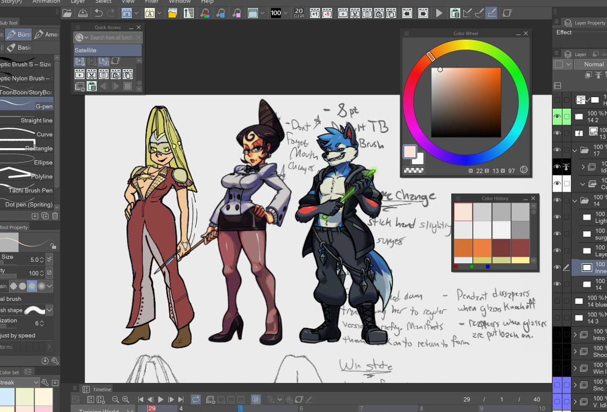 Turning out pretty good. Gotta clean up details and line weight to make it look more professional