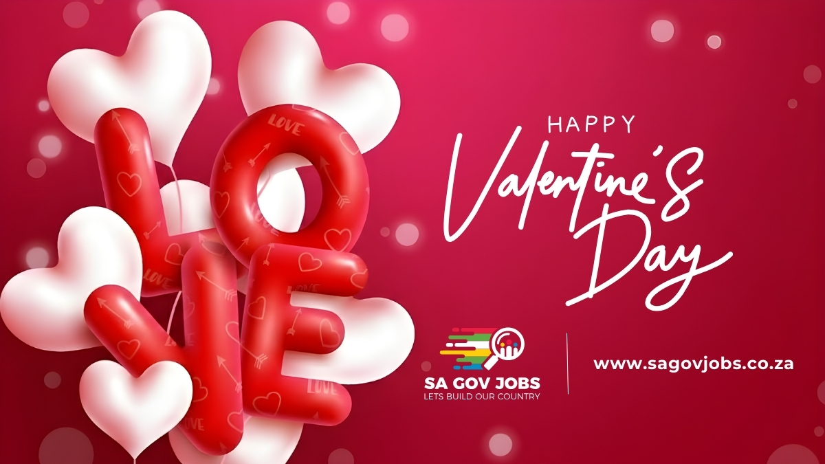 SAGovJobs1's tweet photo. The real love story? You + a government job 💘

#ValentinesDay #governmentjobs #ValentinesDay2026 https://t.co/CWfiWPQh2J