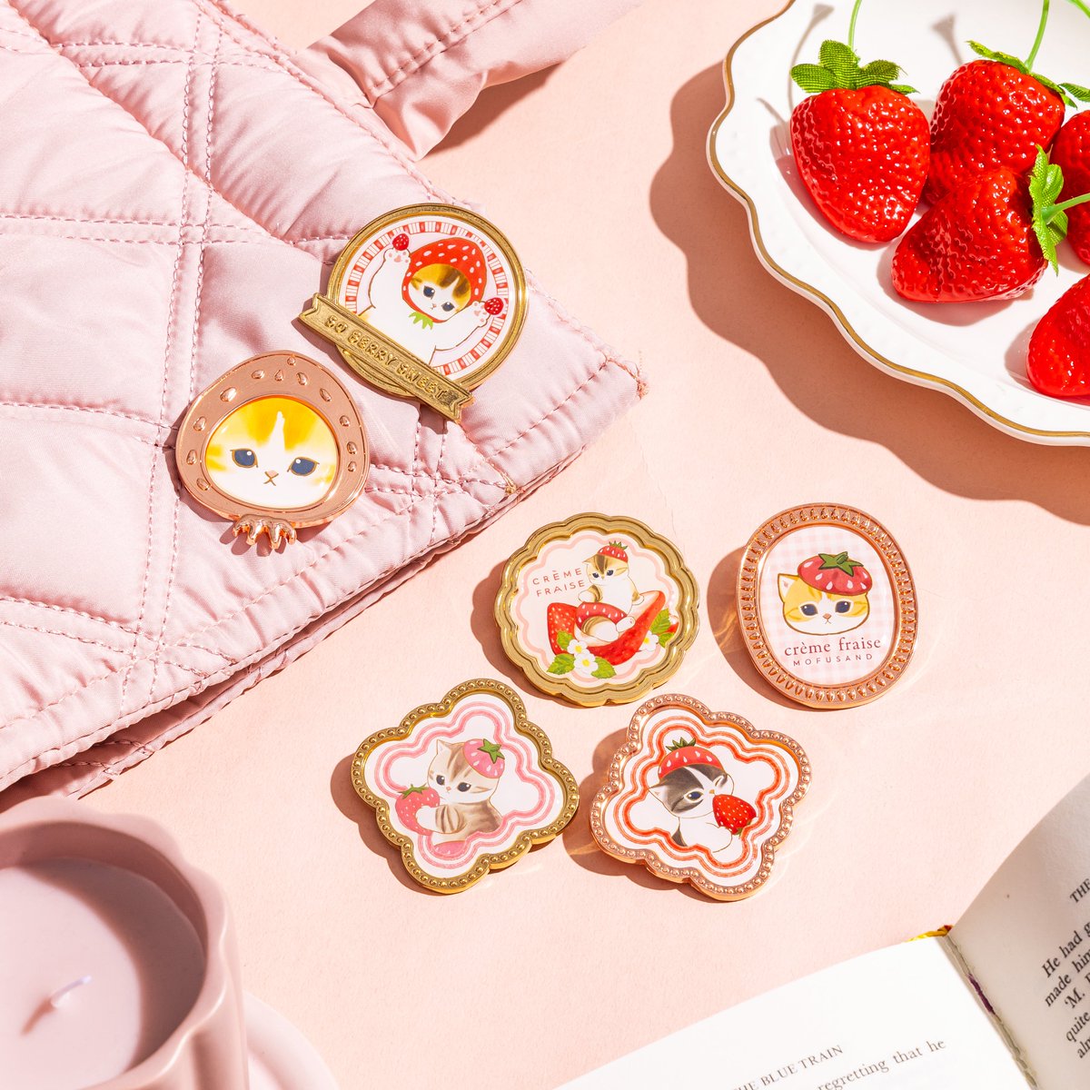 ?新商品? #mofusand MERCI STRAWBERRY 『トレーディングミニメタル 