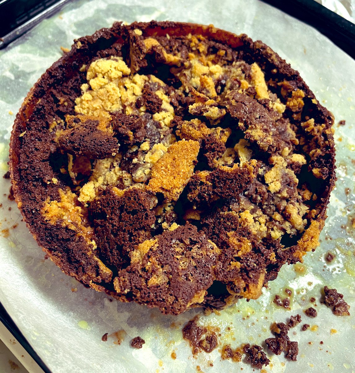 子供と嫁さんからバレンタインケーキをもらった 