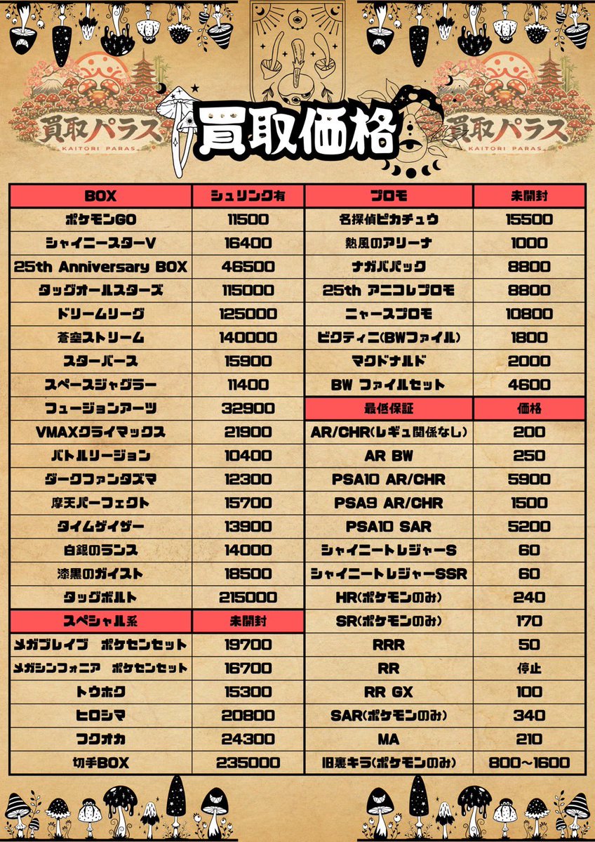 買取パラス🍄爆速入金🍄 (@kaitori_paras) on X