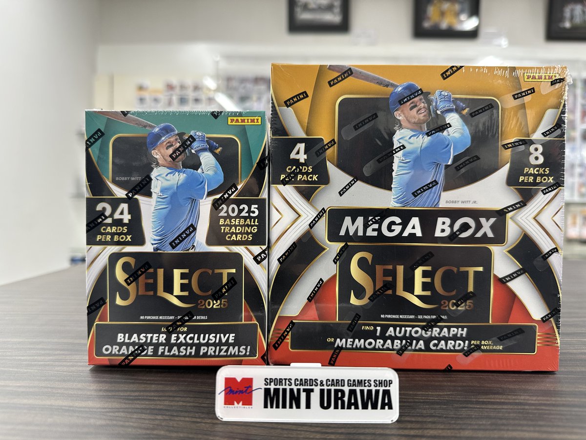 入荷情報】ミント浦和店です！ 本日「⚾ 2025 PANINI SELECT BASEBALL