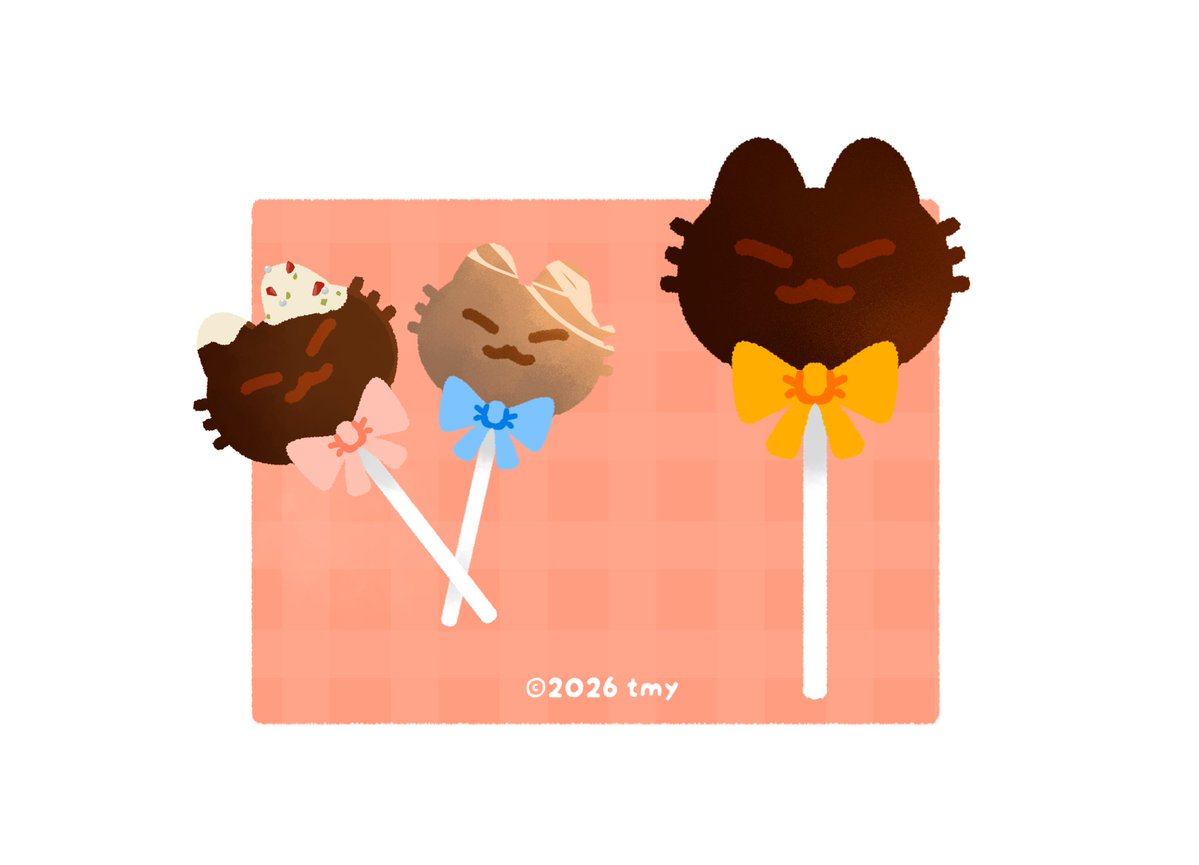 ねこロリポップチョコ🎀