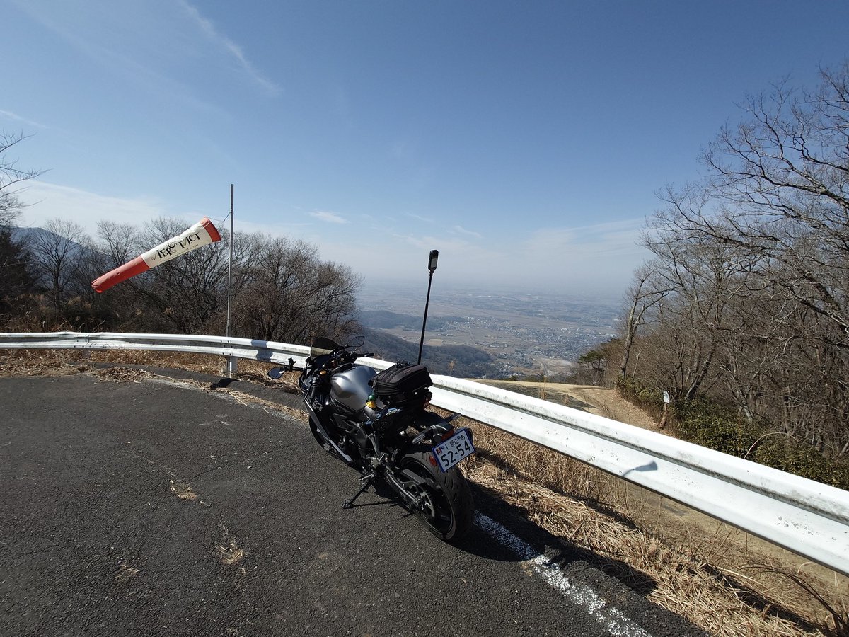 今シーズン初バイク。 とても景色が良い場所。 #zx25r #Ninja