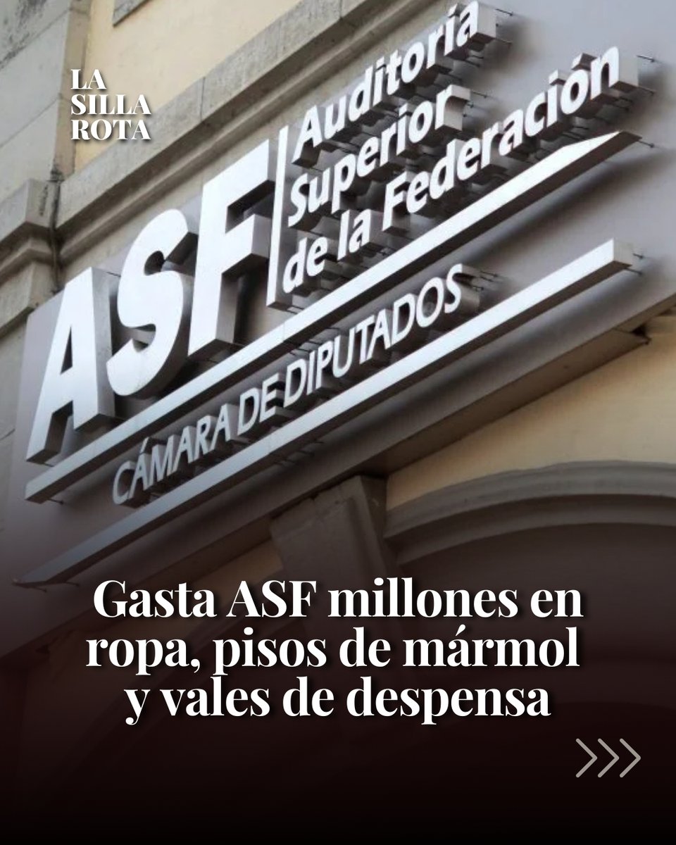 💸 La Auditoría Superior de la Federación avaló contratos millonarios para trajes, zapatos de vestir y vales de despensa durante el último año de gestión de David Colmenares. 🧵👇