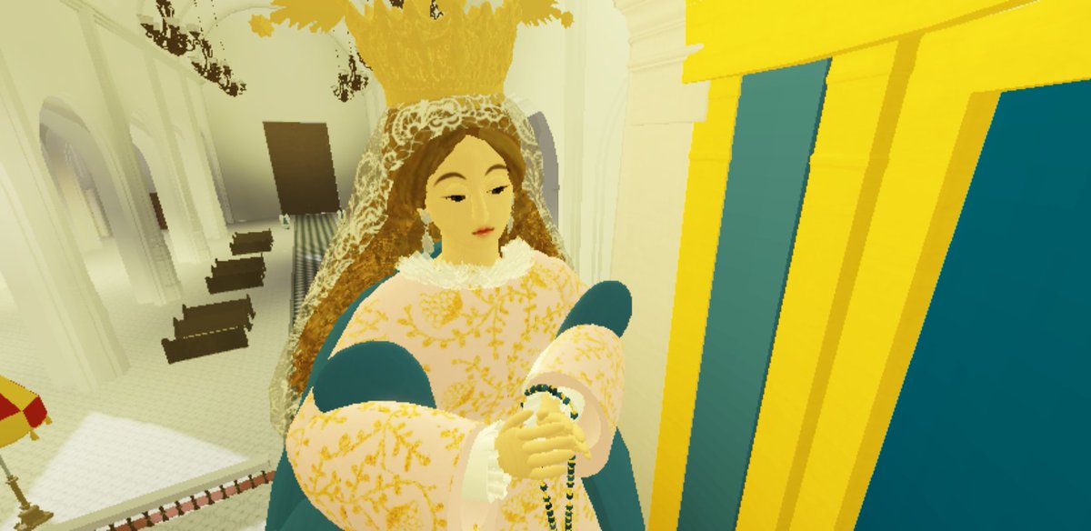 LanavalRblx's tweet photo. I vested Mama Mary with her new damit, thank you, po!! kapit bisig lang!! wag susuko!! slamat po sa BLESSINGS... Ilayo niyo po kami sa AI!!! https://t.co/YNg7848BfL
