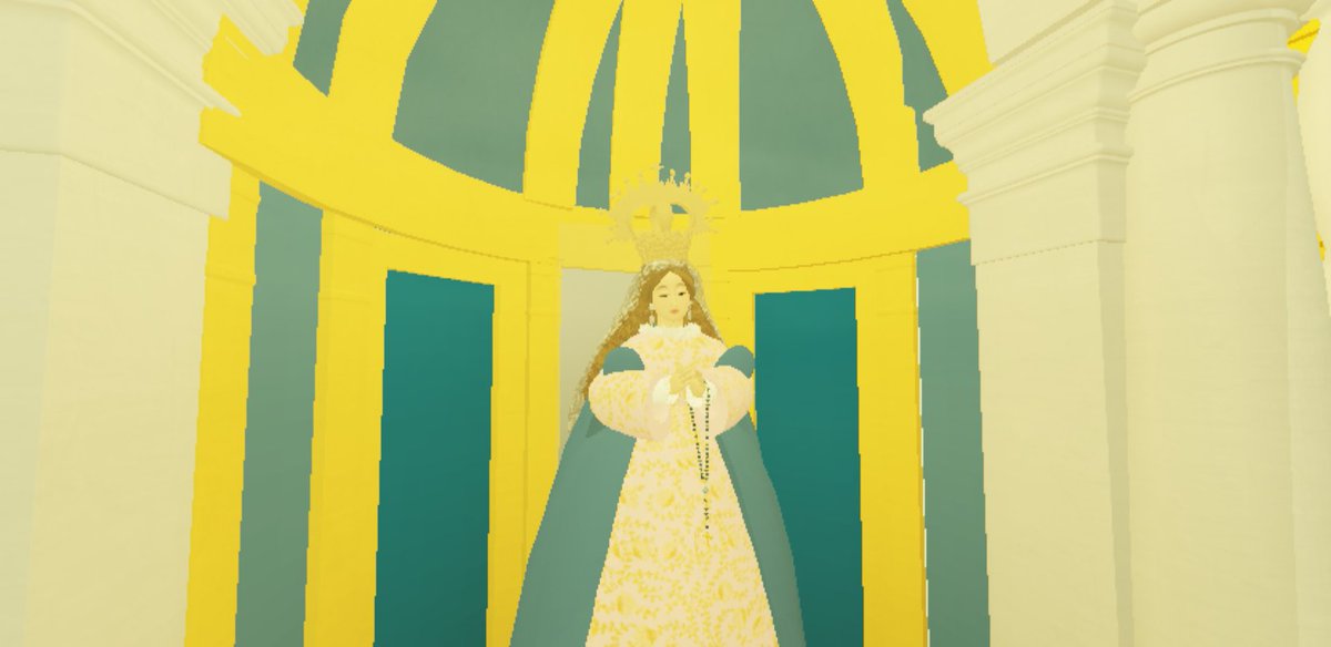 LanavalRblx's tweet photo. I vested Mama Mary with her new damit, thank you, po!! kapit bisig lang!! wag susuko!! slamat po sa BLESSINGS... Ilayo niyo po kami sa AI!!! https://t.co/YNg7848BfL
