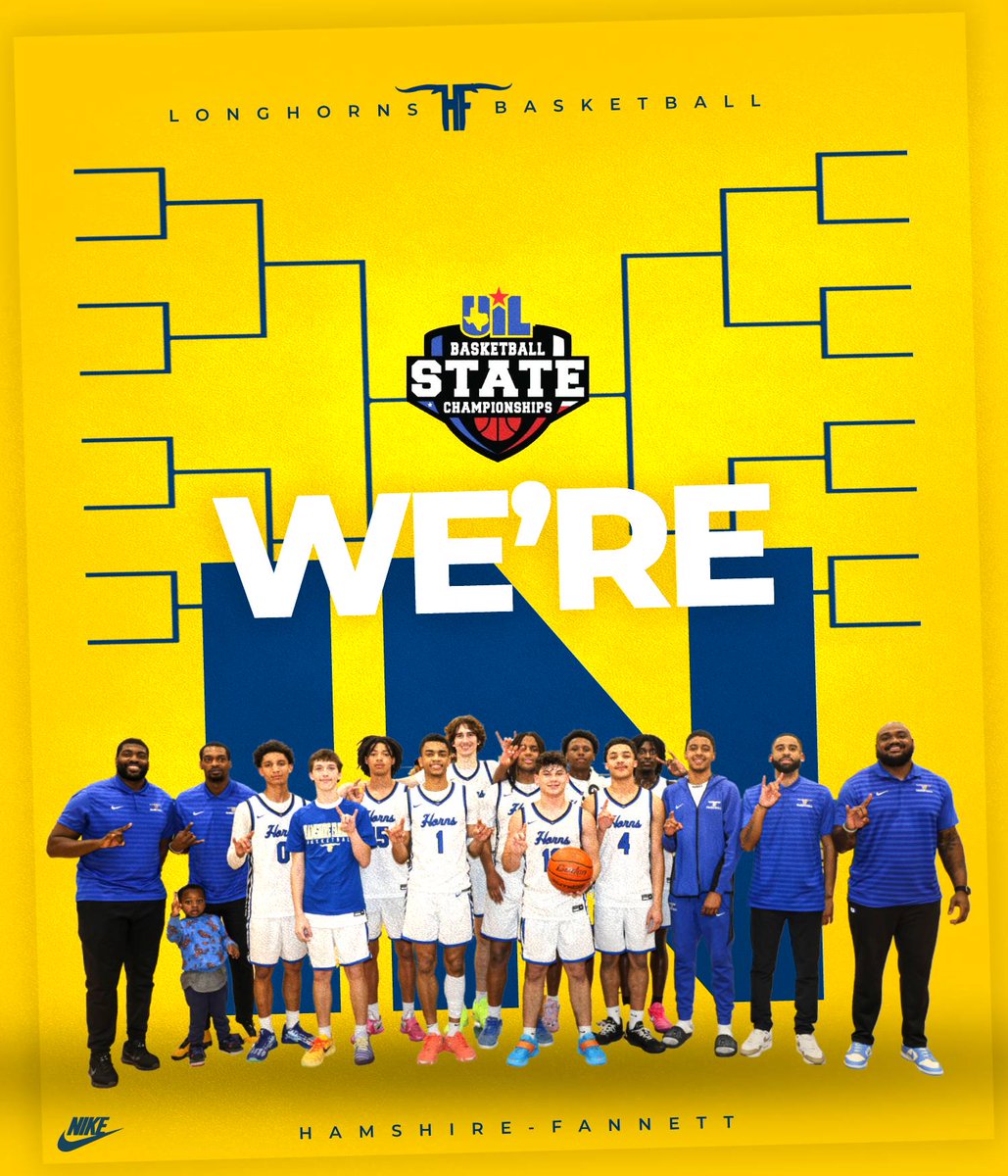 HFISD_Longhorns's tweet photo. TICKET PUNCHED! ποΈ
The Hamshire-Fannett Longhorns are going dancing.
With a hard-fought 55-48 win over Huffman, the Longhorns officially secured their spot in the postseason!
π§΅
#WeAreHFISD #HornsUp #409Sports #txhshoops https://t.co/unIt7YKd50