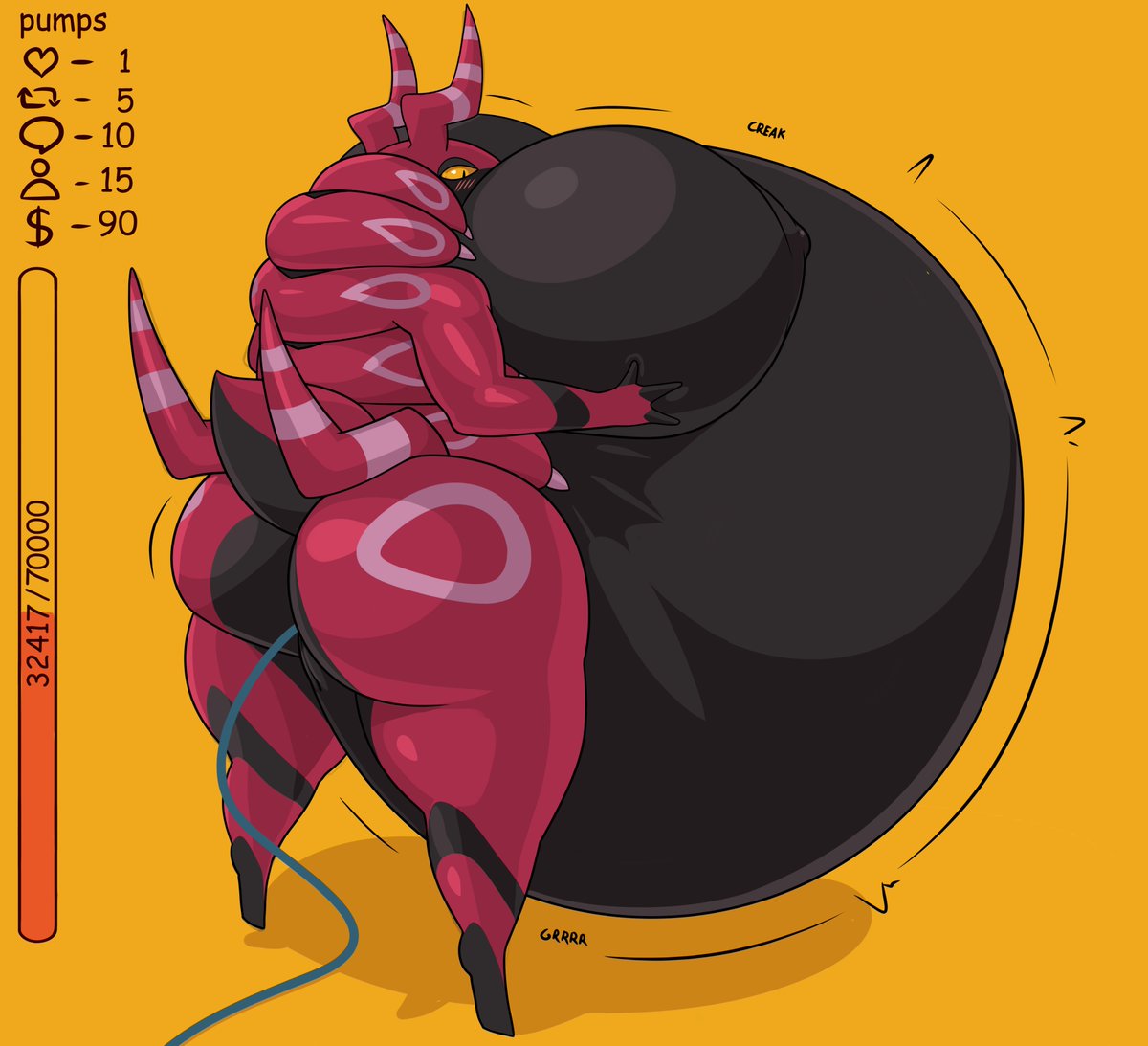 She is pleased with herself