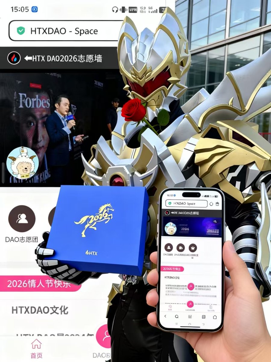 web3rayxy's tweet photo. HTX DAO情人节主题志愿墙「核心先声」正式开启
  帝皇侠让我为他拍下照片给女神表白拍照，其实我打开了情人节志愿墙

各位HTX DAO家人们：
志愿墙  https://t.co/cRua6GYe60 现已上线，点亮DAO生态第一簇火种！

由HTX DAO志愿团队共创：
⚠️ 温馨提示：本墙目前只用于内部浏览，情人节仅开放一天，也是��段时间以来的团队成果之一

这里有最真实的心声：
想赚钱，上火币！爱表达 讲温度 有态度 有想法。

滚烫直白，正是DAO最鲜活的心跳。

即刻访问 https://t.co/cRua6GYe60
围观核心发声，加入志愿者，想发光，提前锁定你的上墙席位！
@Htx286 @HTX_Molly @Xiaodu_HTX @HTX_DAO @rtsky7