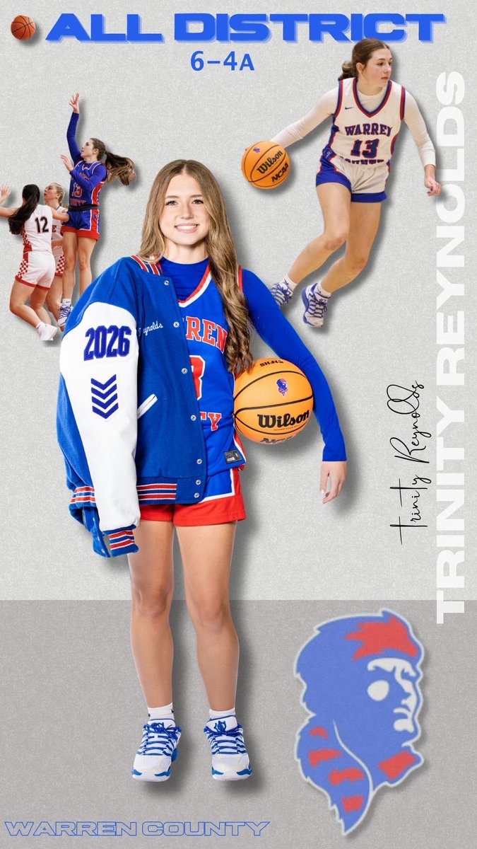 Back-to-back All-District Teams for Trin! Well deserved! Very proud of you!