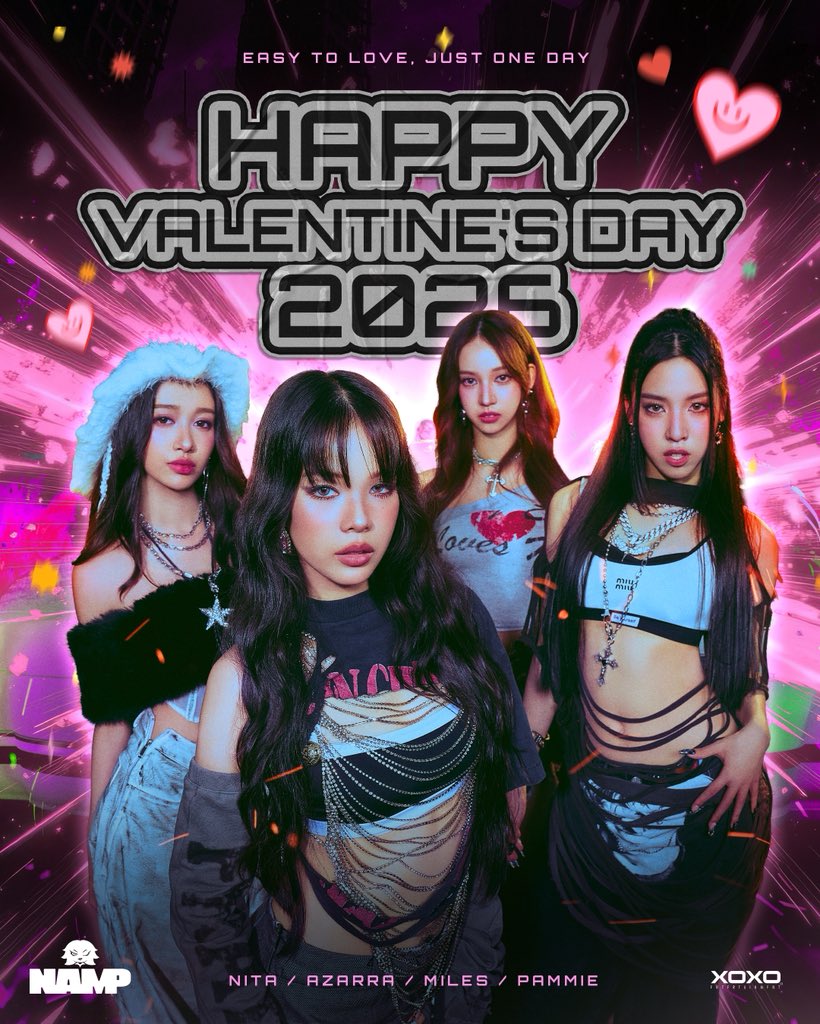 14 FEB 💝
"Happy Valentine's Day" 

Easy to Love, Just One Day.😈💜

#NAMP_th #XOXOentertainment
#ValentinesDay
