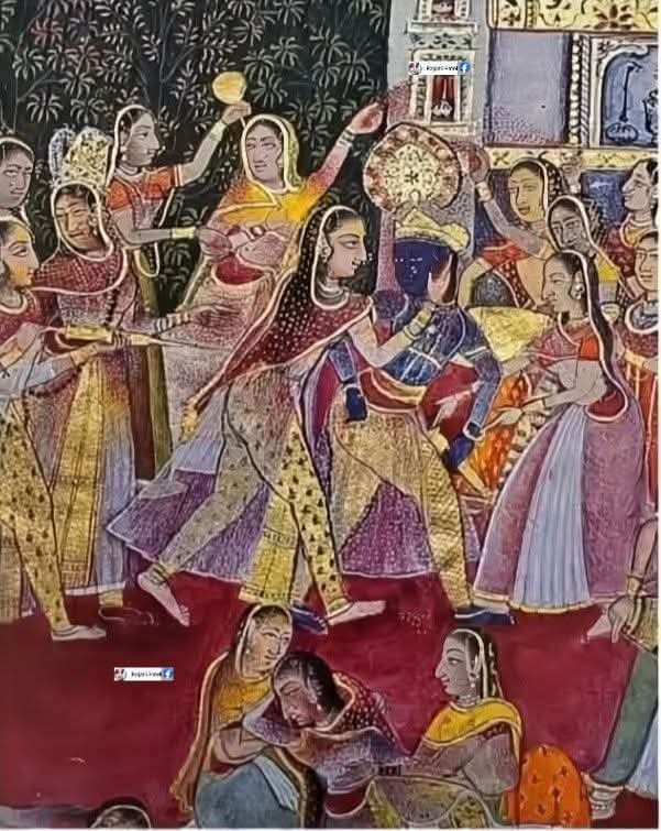 होरी खेलत ब्रज नंद-लड़ैतौ लाल।
चोवा चंदन और अरगजा कंठ सोहत मोतिन माल॥

कोउ गुलाल केसरि भरि लीयें कोऊ कंचन-थाल।
इक नाचत, इक मृदंग बजावत, गावत गीत रसाल॥

छिपत फिरत कुंजन महियां हा-हा करत भई बेहाल।
‘चतुर्भुज’ प्रभु गरें लगाइ लई रीझि दई उर-माल।।

#राधे_राधे
#merebankeybihari