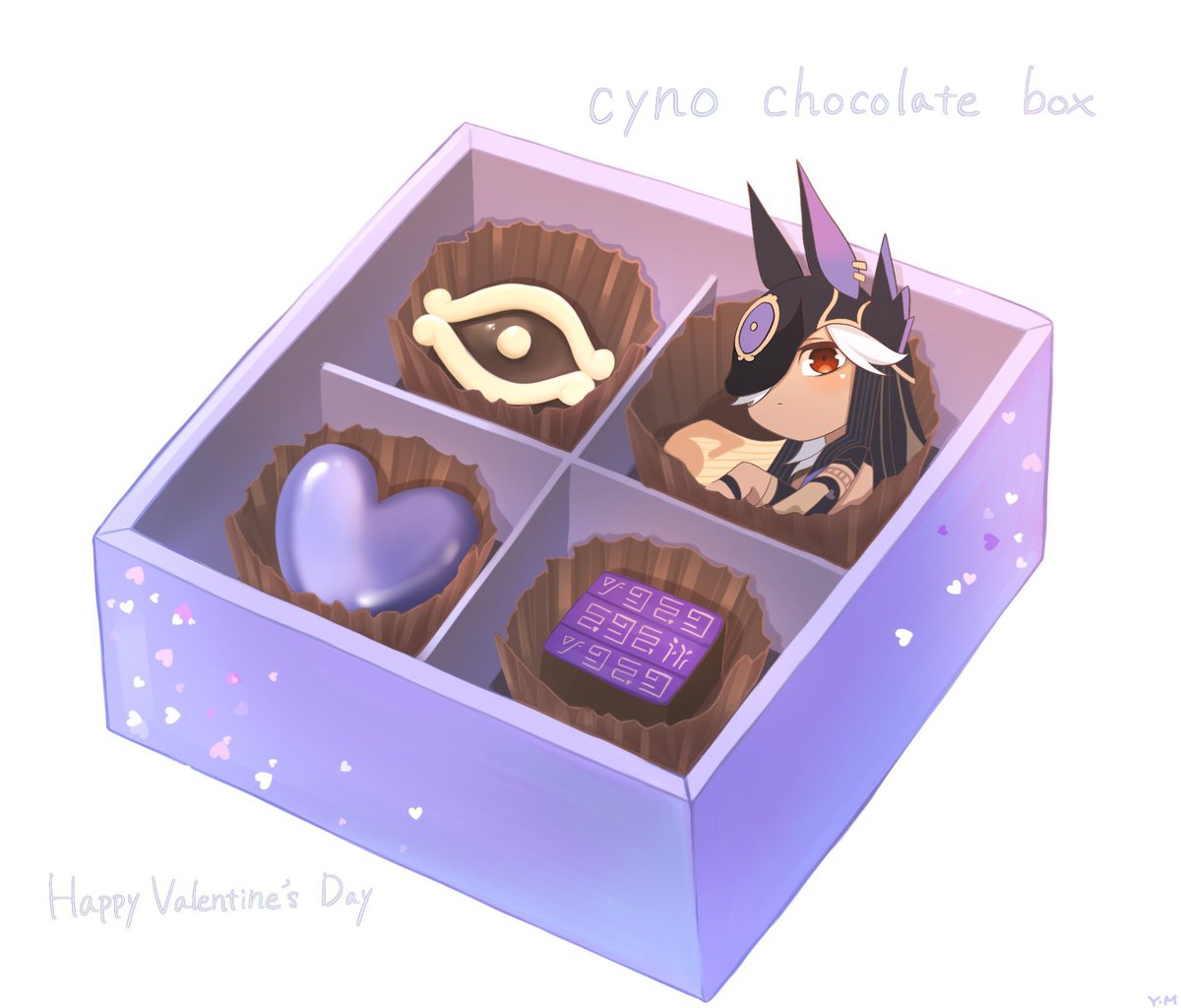 Yume_moko6's tweet photo. cyno chocolate collection 2023~2026 https://t.co/FlQVqUEaQs